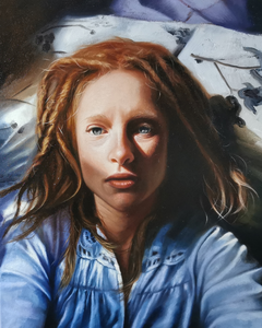 Deze serie, ontstaan tijdens de lockdowns van 2020-2022, vangt de emoties van die periode: van verstikkend en afwachtend tot hoopvol. Sommige werken bevatten een verwijzing naar een raam, symbool voor de ontoegankelijke buitenwereld en de innerlijke reflectie die daarmee gepaard ging.