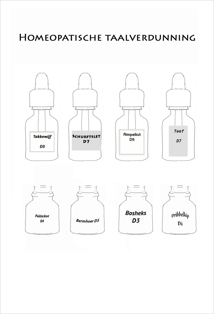 Homeopatische taalverdunning