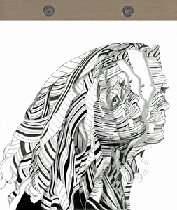 Ruimtelijke tekeningen en gemengde techniek.