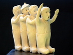 Leon'art'jes in witte keramiek