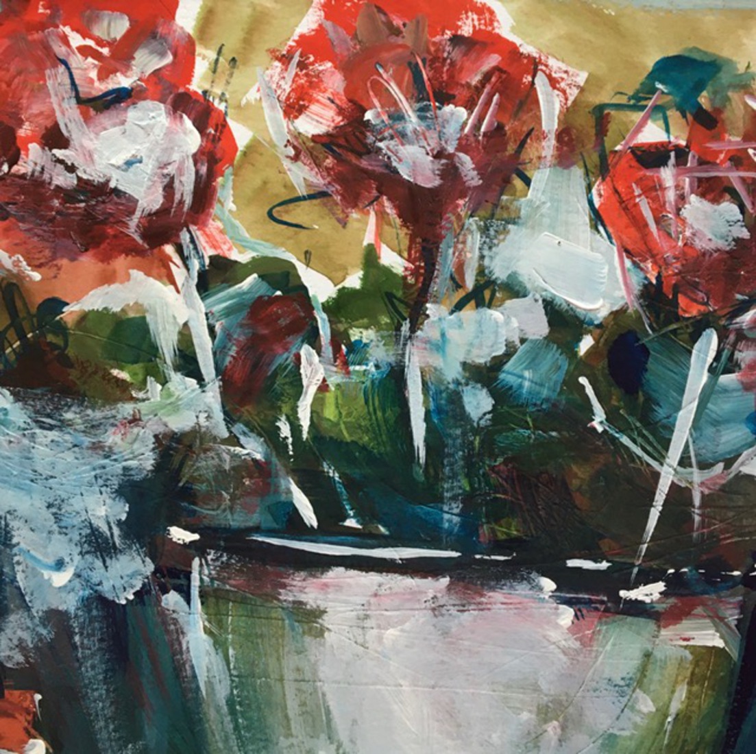 Stilleven in rood