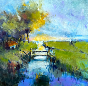 Iconisch landschap in diverse technieken, soms plein-air geschilderd, soms gebaseerd op eerdere plein-air studies en/of referentiefoto's
