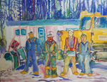 paintings from the canadian oilfields (to read to the story go to my blog)