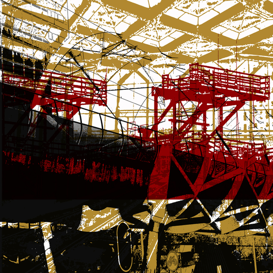The Viaduct grows 2. digital art print