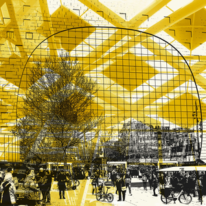 Rotterdam in moderne prentkunst. Het zijn art prints - een digitale collage, met een mix van mensen, straten, winkels, gebouwen en markten. Urban kunst van de modernste stad van Nederland, met zijn skylines en grootschalige nieuwbouw & architectuur. Dit proces boeit mij enorm; jaren volgde ik de bouw van het Centraal Station en centrum. Vanuit mijn foto ontstaat zo digitaal een collage mix op papier. Deze art prints zijn naar wens in diverse maten te koop, in lijst of op dibond.