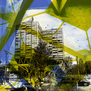 Mijn recente prenten van de stad Leiden zijn een vorm van collage kunst gedrukt op papier, die ik digitaal vanuit mijn foto's gemaakt heb. Ze zijn een mix van mensen op straat, tussen de huizen en gebouwen èn de moderne architectuur die ik graag gebruik. De prints zijn opgebouwd in diverse lagen vanuit mijn foto's.
Mijn prenten zijn te koop in een door u gekozen formaat.
Elke collage prent is of geprint op op papier - voor in een lijst achter glas -, of op dibond, inclusief een coating.