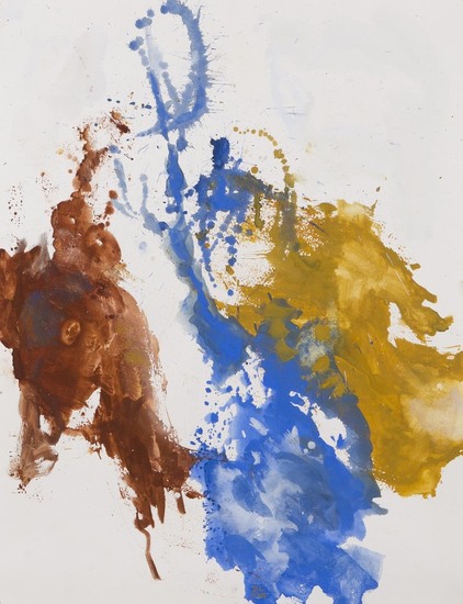 G-961 - abstract watercolor on paper