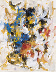 Here I show my modern watercolors & recent gouaches on paper. I started painting on paper in 2003 when I visited a painting show of Sam Francis, here in Amsterdam. I was very impressed and decided to paint on paper very intensively and very directly. In strong colours.