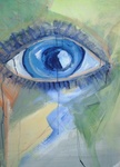 Alles wat we zien en horen dat slaan we op in onze hersenen. Dingen van verdriet of geluk .De hersenen is net een harde schijf.Heb het oog eerst onderzocht, vandaar eerst de technische tekeningen.Later dit samengebracht met het oor,liefdes of rouwbrieven, kado's enzv.Dit alles op een harde schijf. De schijf van het leven.