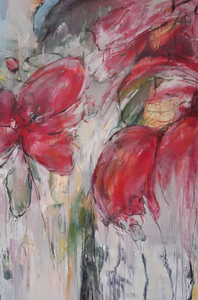 Experimentele werken mixed media realistisch en abstract