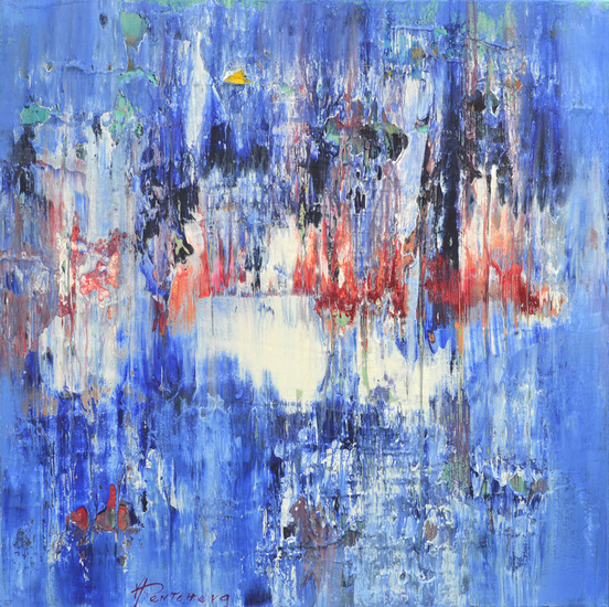 Blauw oppervlakte