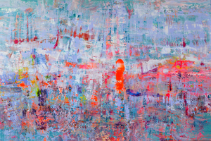 A series of large and medium size minimalist abstract paintings inspired by nature and senses.