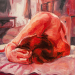 Model schilderijen gemaakt tijdens specialisatie graad modelschilderen aan de Academie. Live model painting