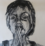 In deze groep treft u portretten die een interpretatie zijn van een realistisch beeld. Dat kan een levend model zijn, of een foto. Dit beeld wordt door de kunstenaar vertaald in een emotie weergegeven op doek. Het beeld kan bij de kijker ook weer een eigen emotie triggeren. Een deel van deze werken zijn gemaakt tijdens mijn specialisatiefase op de academie