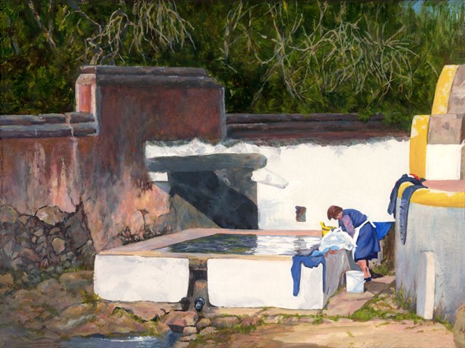 Wasplaats in Castelo de Vide