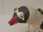 Vogels, over het algemeen raku gestookt