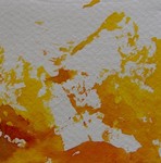 Klein werk. Acryl op papier.