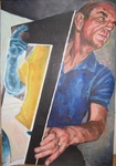 schilderwerken uitgewerkt in acryl