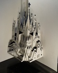 These pieces are inspired by buildings of Antoni Gaudi. These buildings are mainly situated in Barcelona, Spain.