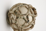 Bollen - de vormen herhalen zich - diepzee - aardewerk - witt klei - grove chamotte - oxydes: koper en ijzer