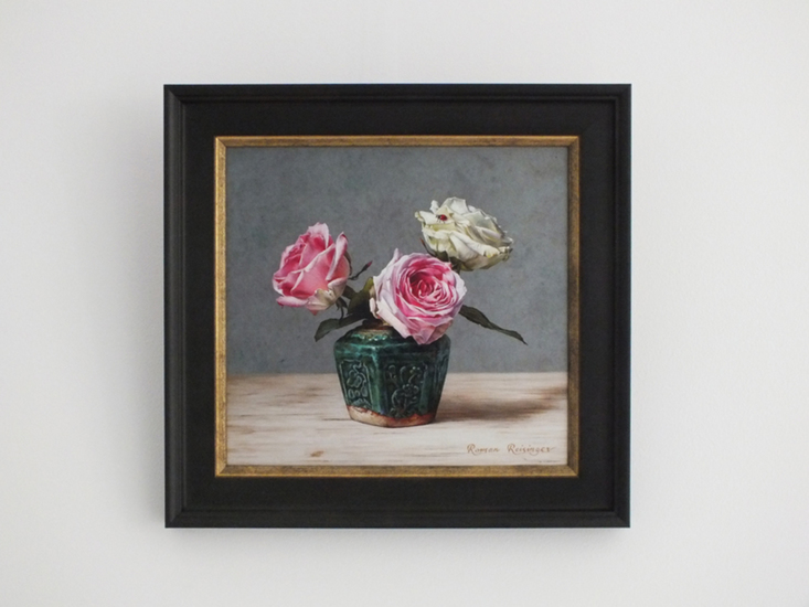 Giclée van Stilleven met rozen