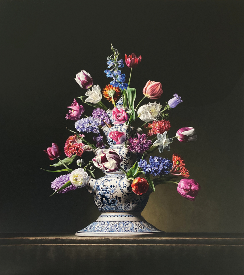 Bloemstilleven met Tulpenpiramide