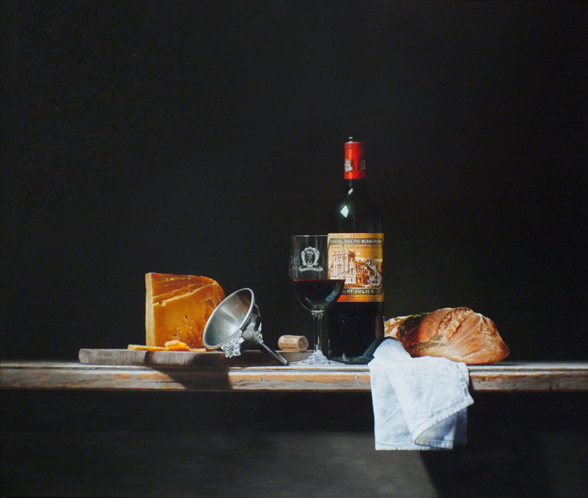 Stilleven met Chateau Ducru Beaucaillou 1970