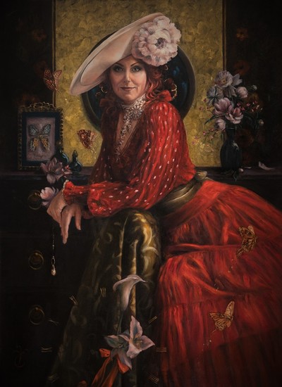 Red Ribbons and Curls
