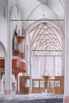 Interieurs van verschillende kerken in Nederland