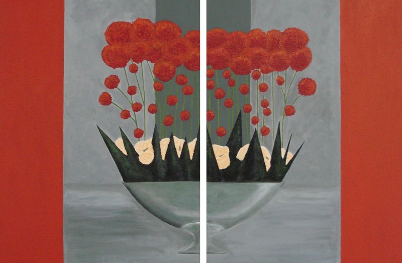 Rode bloemen