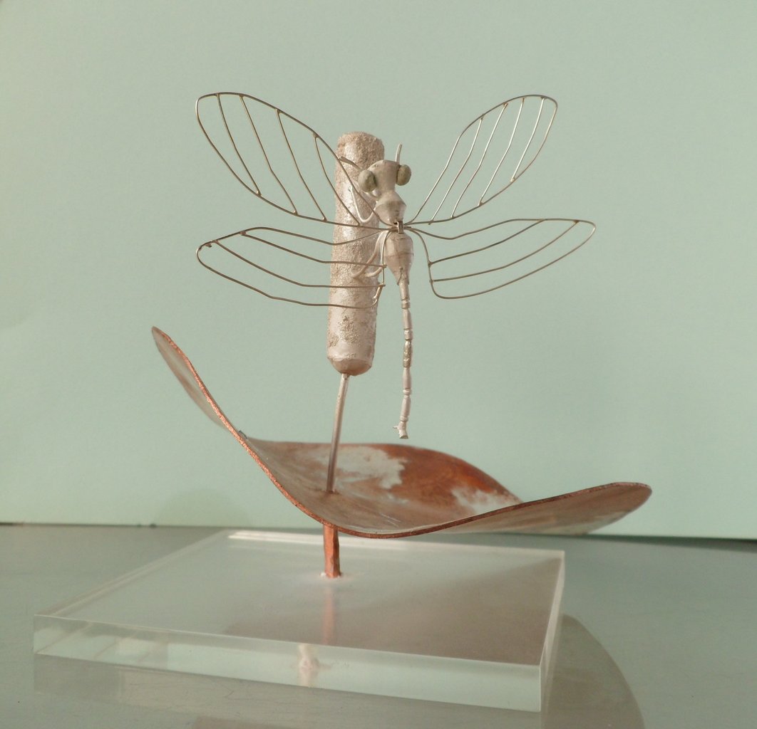 Libelle op blad
