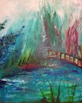 Realistische en abstracte werken van duin-, bos en parklandschappen.