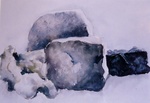 Schilderijen gemaakt in aquarel.