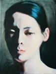 Olieverf Portret op doek, paneel en papier