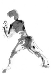 Getekend figuur in inkt