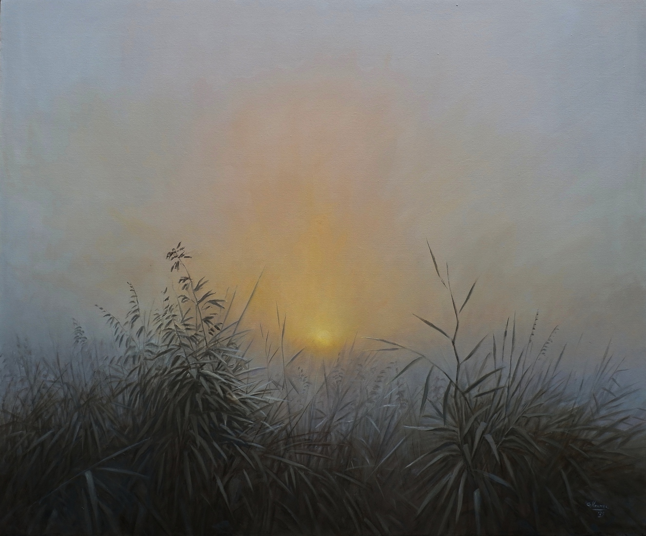 Misty Sunset