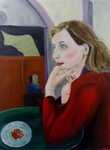 Negen portretten van 'veense' vrouwen'. Geschilderd als extraatje voor mijn expositie in het raadhuis van Veenendaal. Mijn bedoeling was om ze in de stijl van de franse schilder Cassigneul uit te werken. Dat is bij 'Martje' goed uit de verf gekomen. Zelf ben ik het meest tevreden over 'Geraldine'.