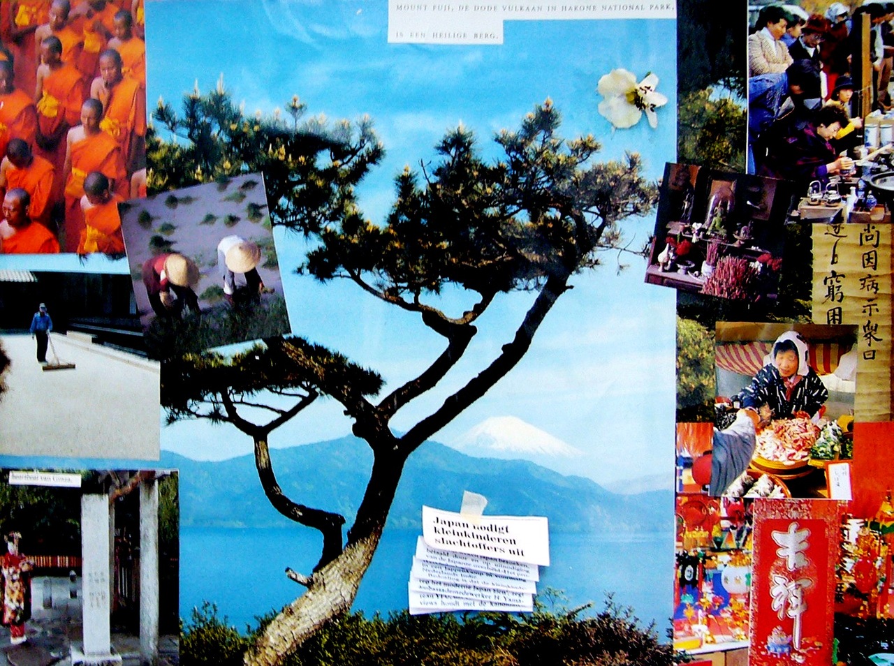 COLLAGE Japan nodigt kleinkinderen van oorlogslachtoffers uit.