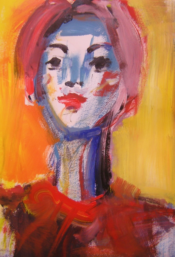 Acryl P.5 TROTSE VROUW
