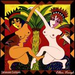 Kleurrijke schilderijen figuratief en abstract naaktschilderijen naakt dans exotisch