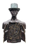 Bronzen beelden Steampunk