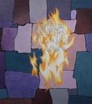 abstracte composities met figuren