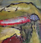 schilderijen uit 2008, werken in acryl en/of olieverf, gemengde technieken