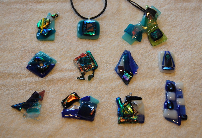 blauwe hangers