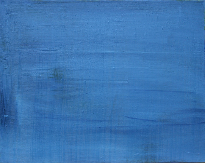Abstractie in blauw 6