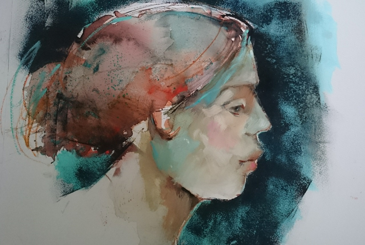 portret jonge vrouw