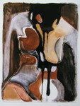 works on paper: gouache, pastels, charcoal.