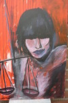 koppen in acryl