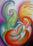 De pastels raken het meest het eerder gemaakt glas in lood. Er zit een grote mate van transparantie in mijn werken. Onmiskenbaar de hand van de glazenier. Ik noem mijn pastels een nieuw soort uiten. Zij geven me een grote voldoening en vreugde bij het werken aan ze.