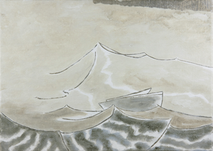 Serie van 16 schilderijen voor de expositie Spleen in Museum Belvédère. De expositie vindt plaats van 24 februari t/m 10 juni 2018. Voor deze serie was het leven en de poëzie van de dichter Jan Slauerhoff mijn leidraad.
